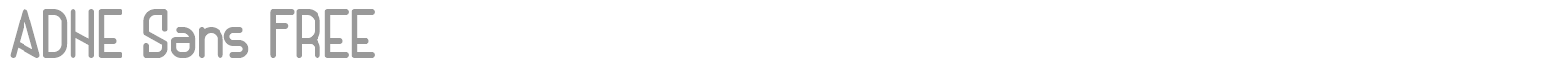 Adhe Sans font preview